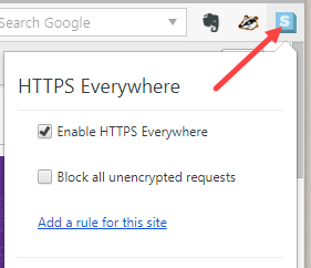 Rozszerzenie HTTPS Everywhere automatycznie włącza szyfrowanie HTTPS na stronach